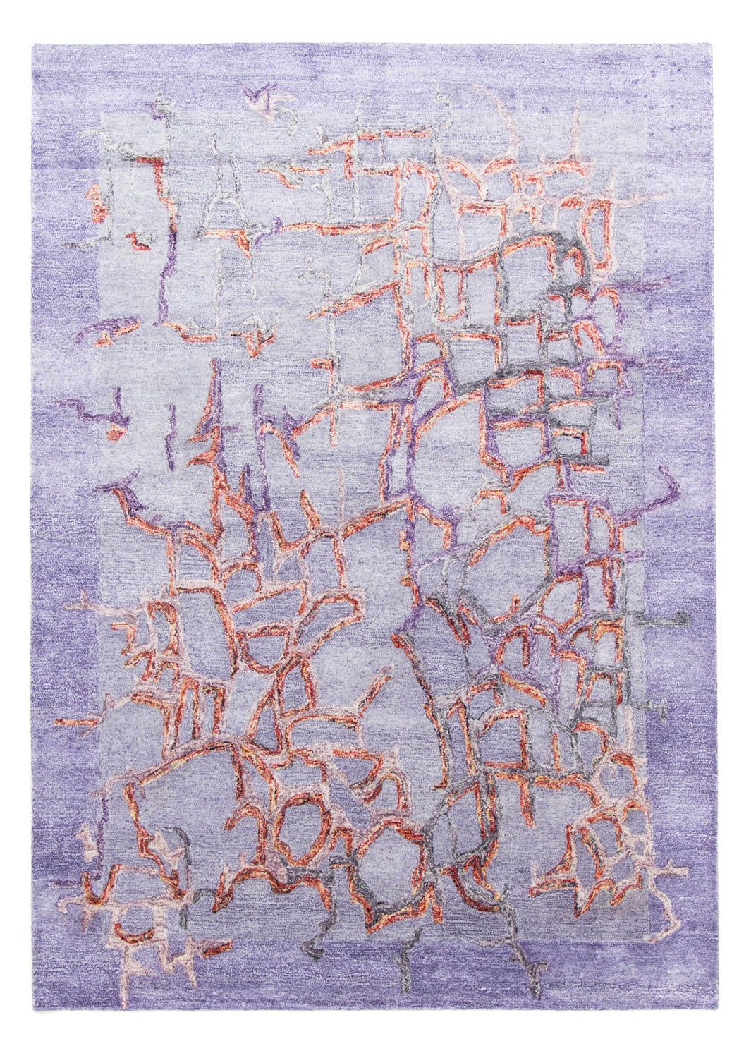 Alfombra de diseño - 240 x 170 cm - lila