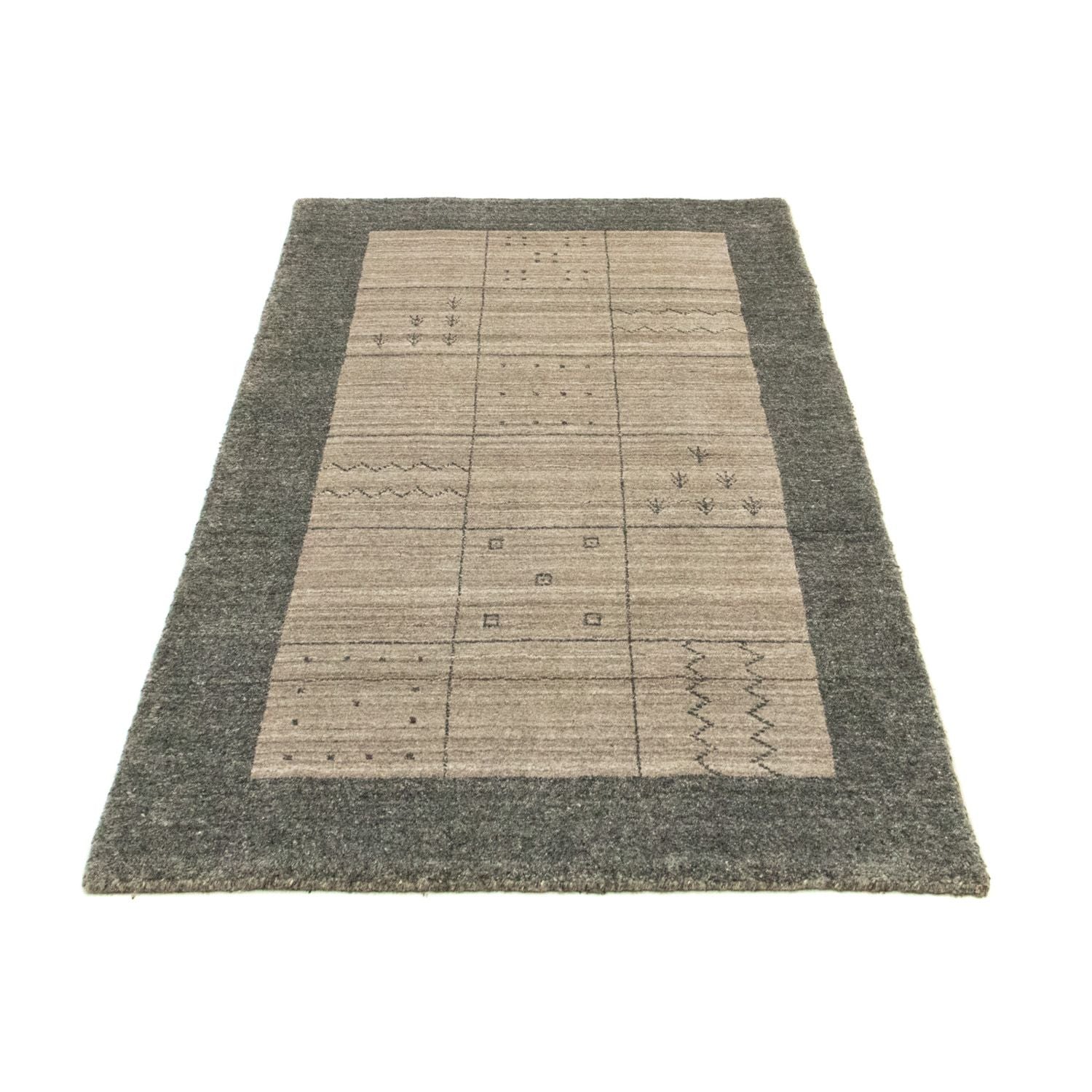 Alfombra de diseño - 140 x 70 cm - beige