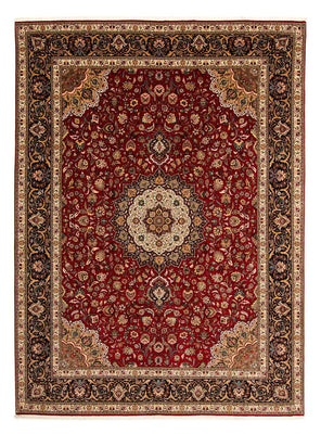 Alfombra Persa - Tabriz - Real - 411 x 304 cm - rojo oscuro
