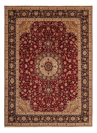 Alfombra Persa - Tabriz - Real - 393 x 298 cm - rojo oscuro