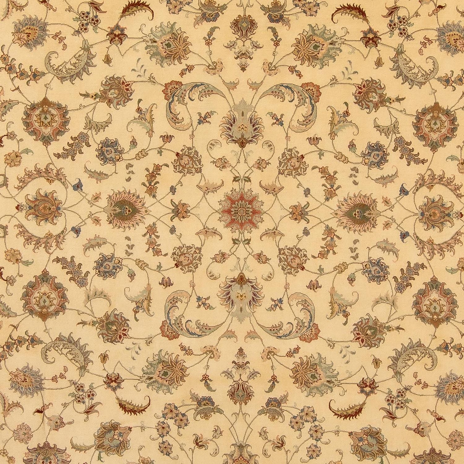Alfombra Persa - Tabriz - Real - 342 x 250 cm - beige
