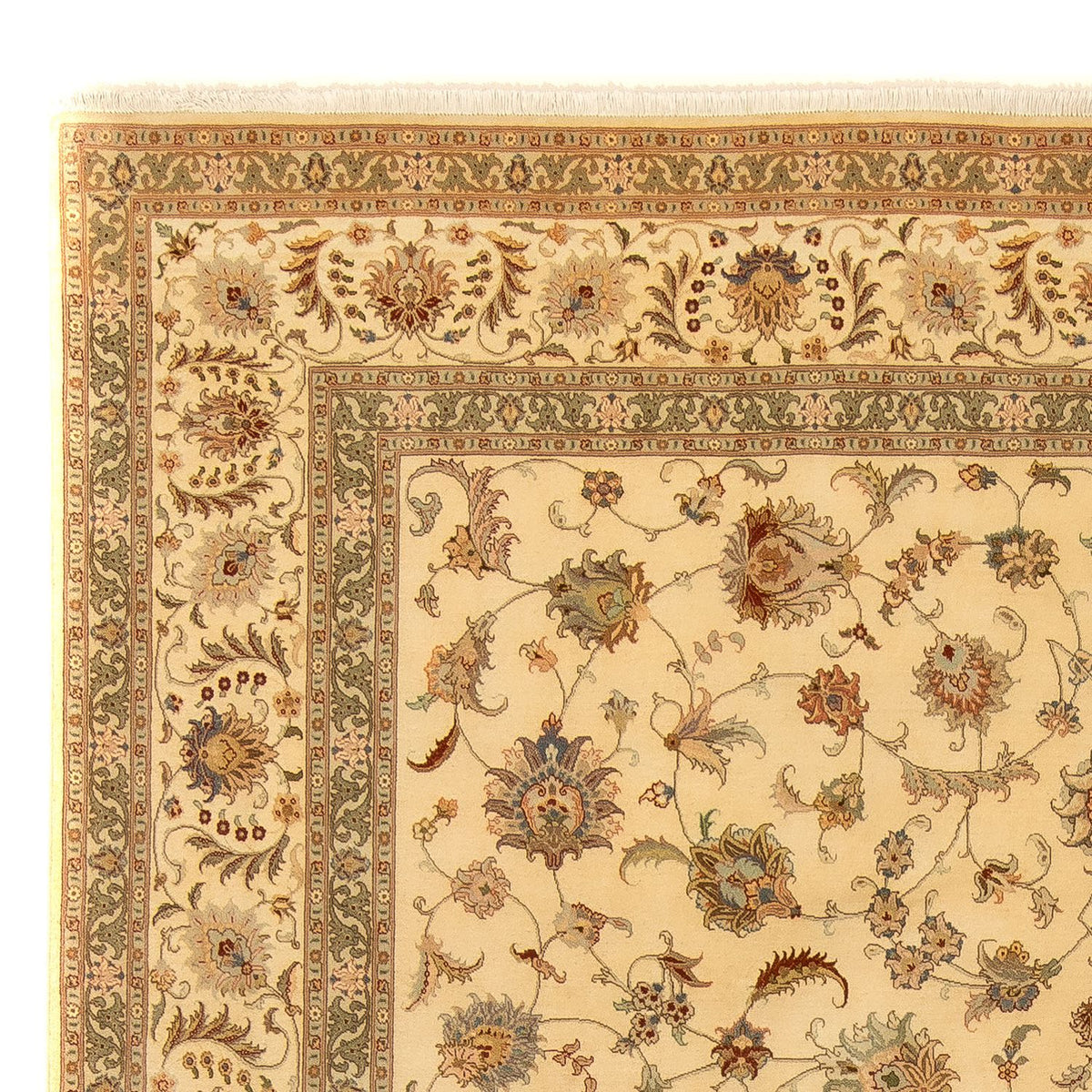 Alfombra Persa - Tabriz - Real - 342 x 250 cm - beige