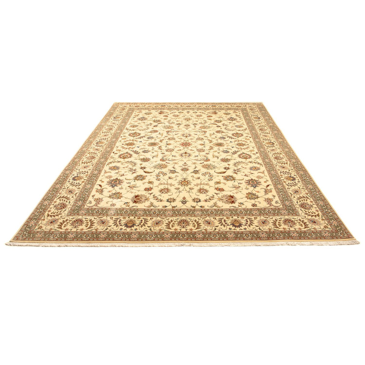 Alfombra Persa - Tabriz - Real - 342 x 250 cm - beige