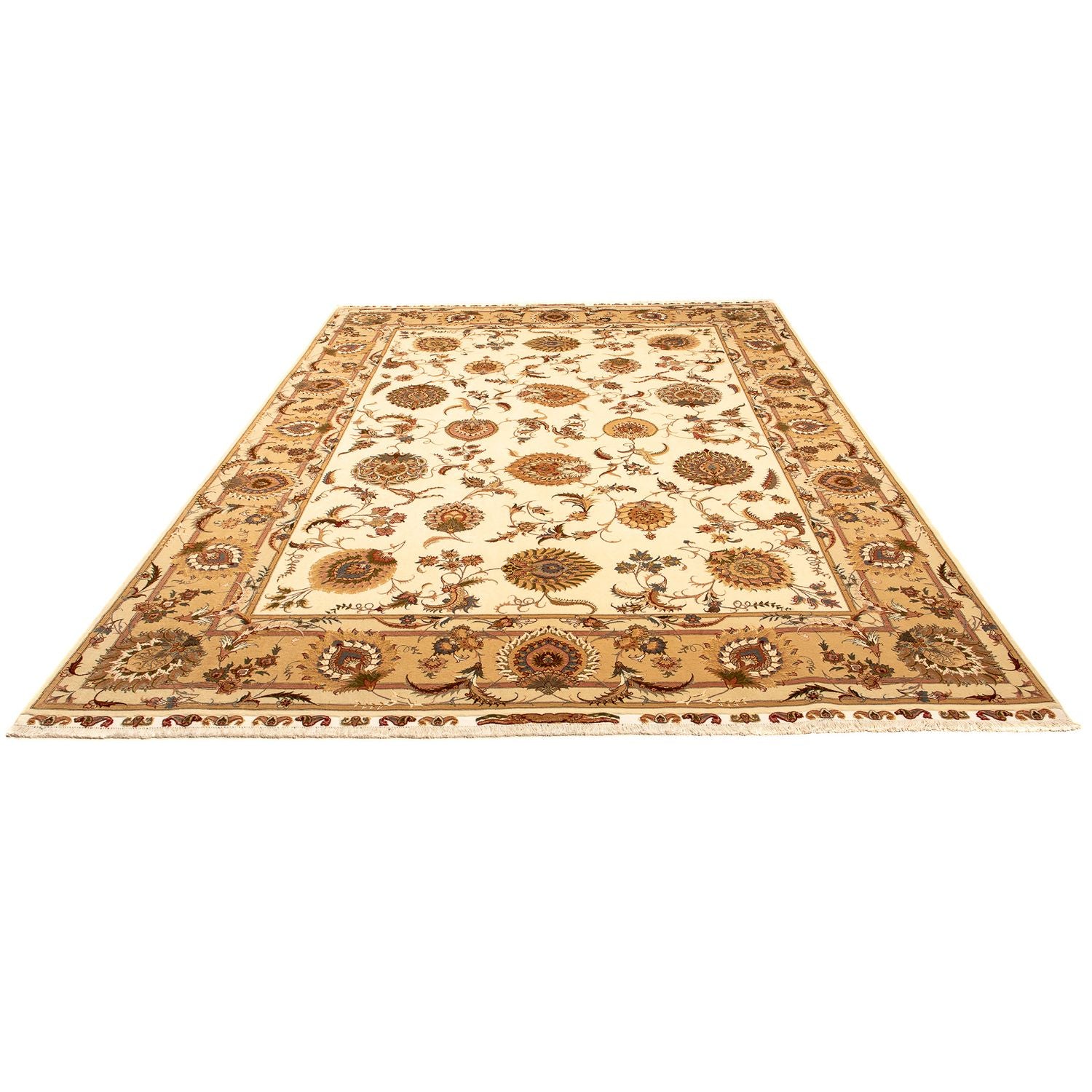 Alfombra Persa - Tabriz - Real - 352 x 256 cm - beige