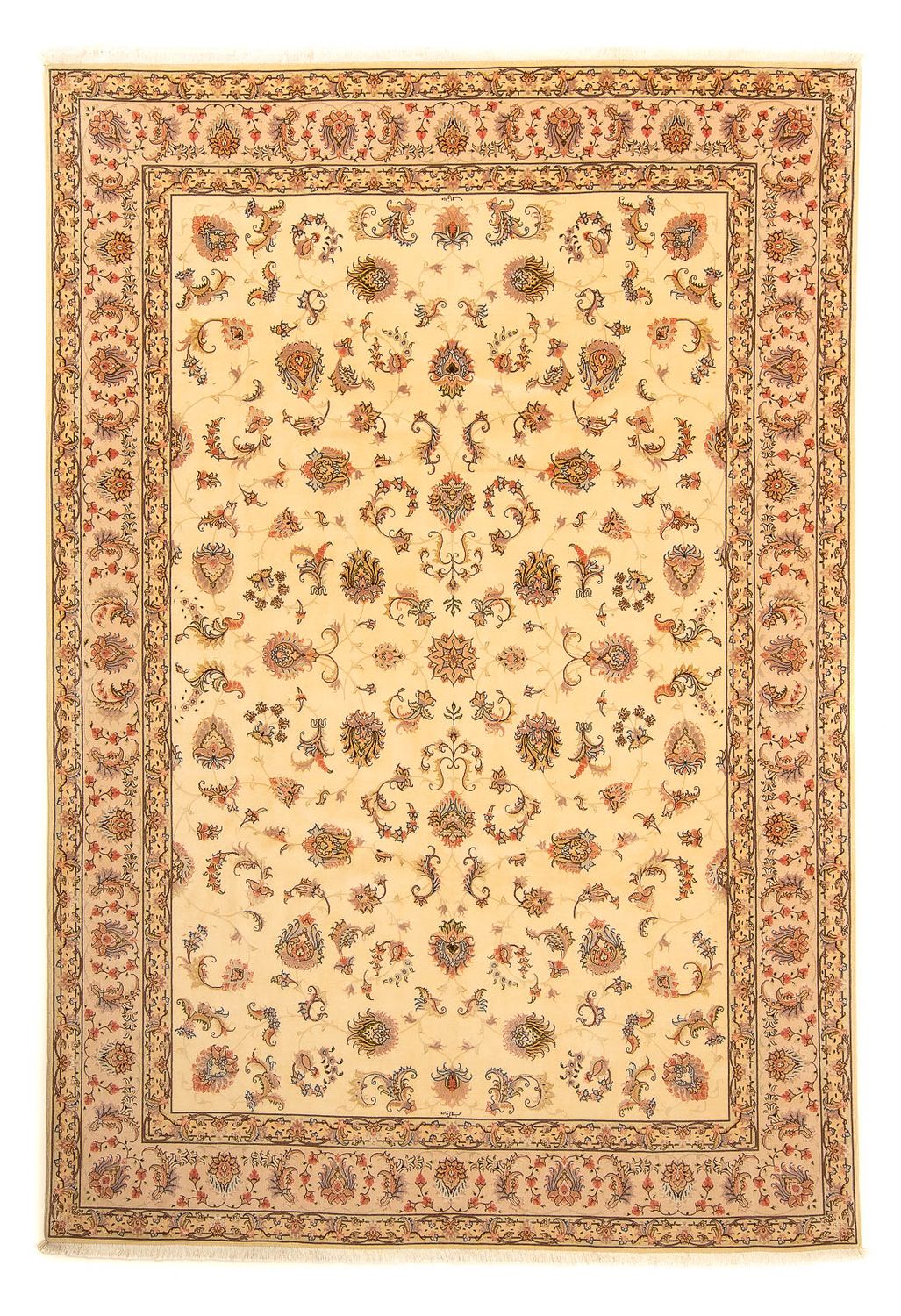 Alfombra Persa - Tabriz - Real - 360 x 257 cm - beige