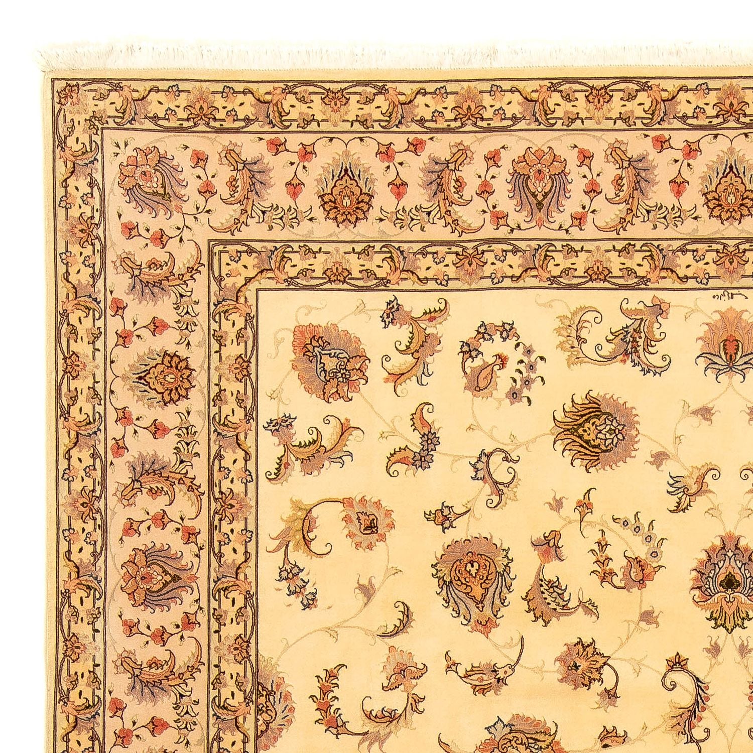 Alfombra Persa - Tabriz - Real - 360 x 257 cm - beige