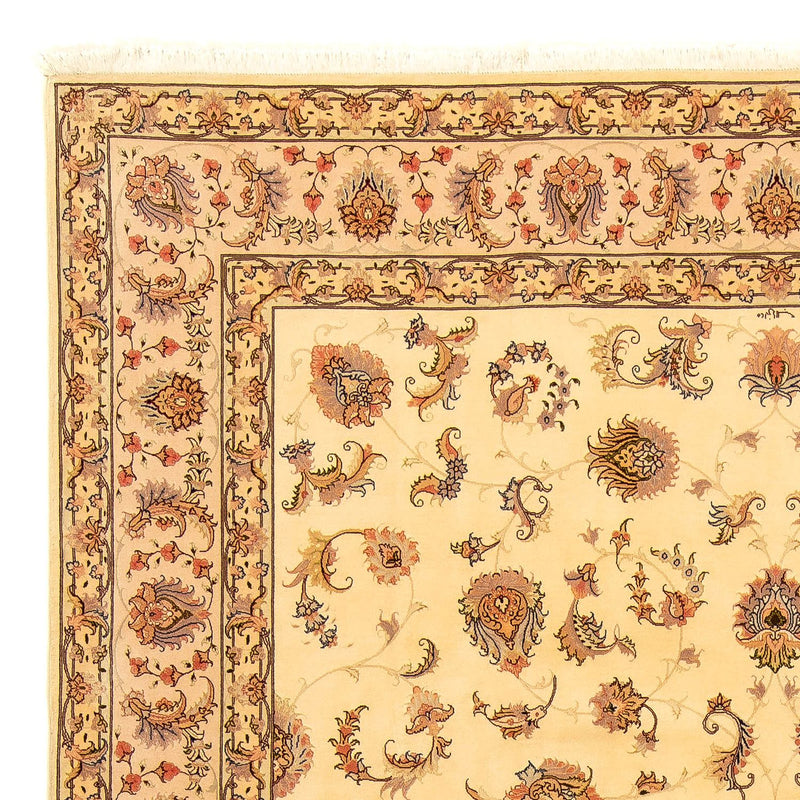 Alfombra Persa - Tabriz - Real - 360 x 257 cm - beige