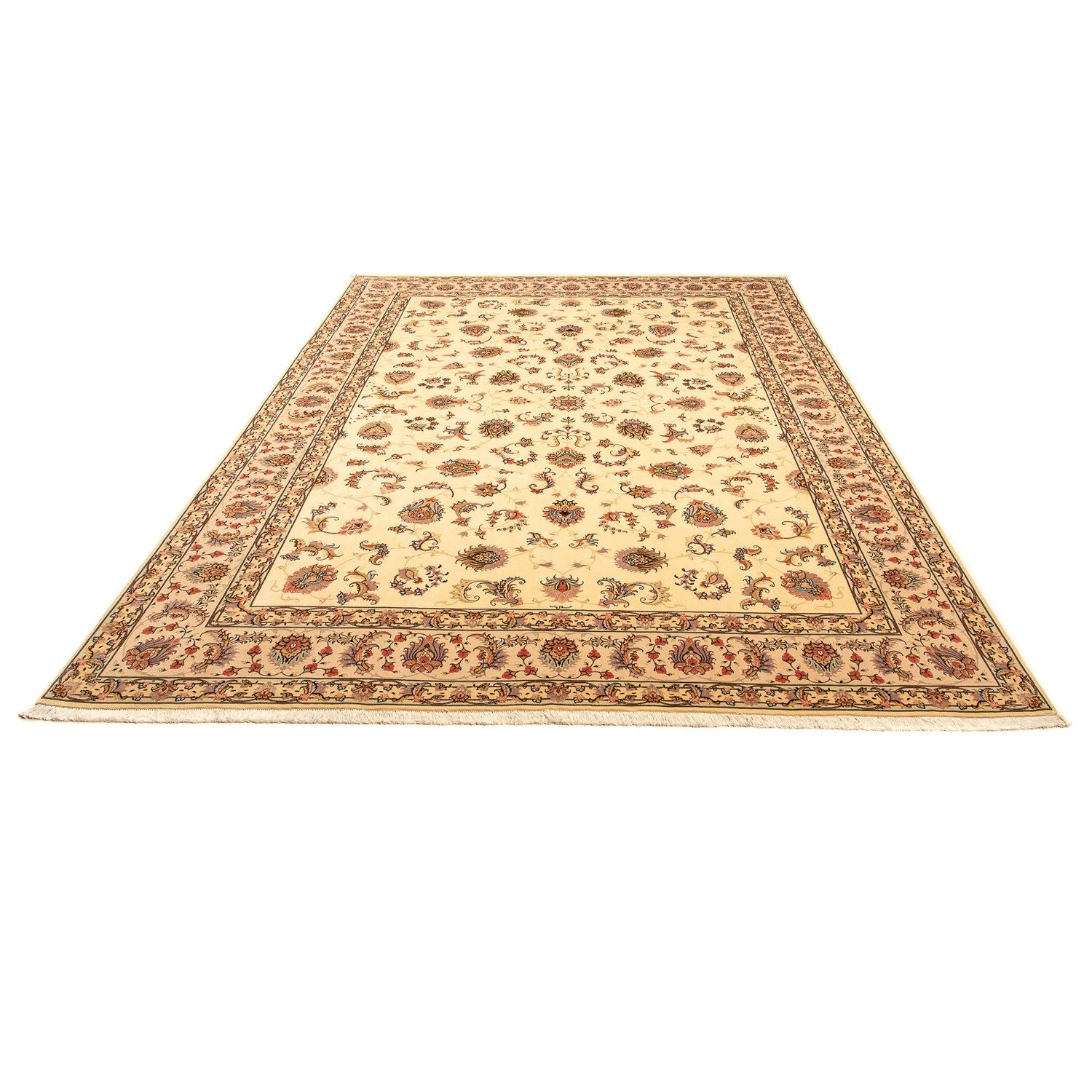 Alfombra Persa - Tabriz - Real - 360 x 257 cm - beige