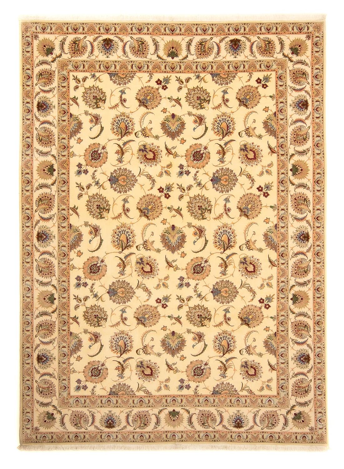 Alfombra Persa - Tabriz - Real - 353 x 253 cm - beige