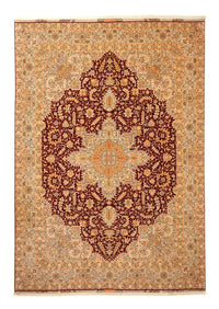 Alfombra Persa - Tabriz - Real - 360 x 253 cm - rojo oscuro