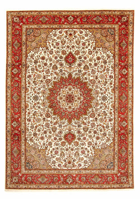 Alfombra Persa - Tabriz - Real - 354 x 255 cm - beige