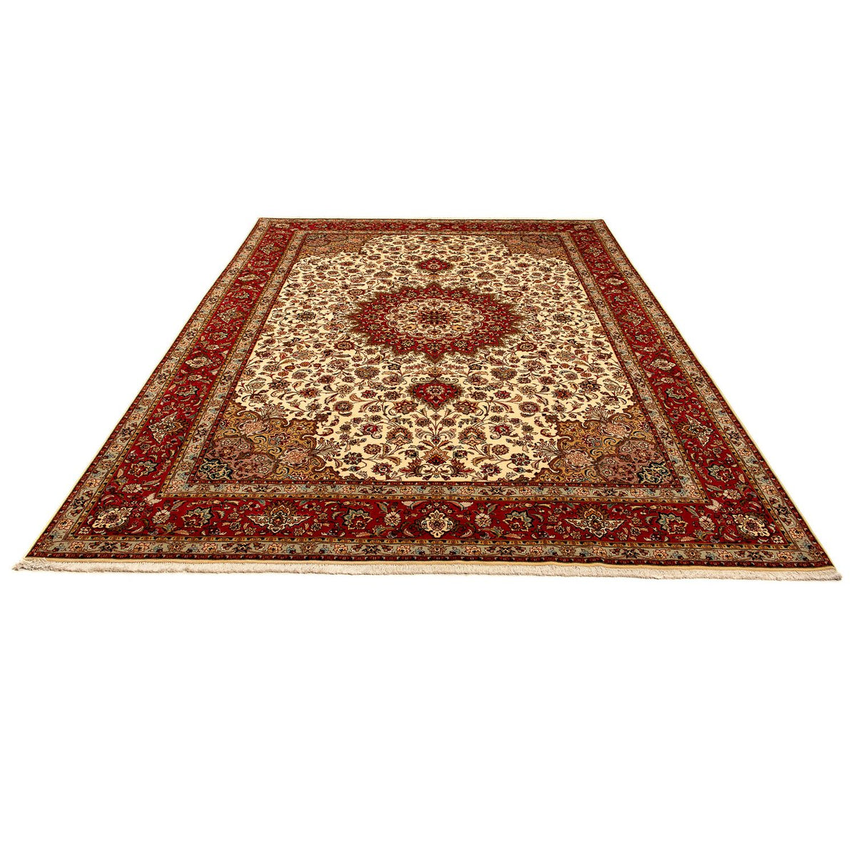 Alfombra Persa - Tabriz - Real - 354 x 255 cm - beige