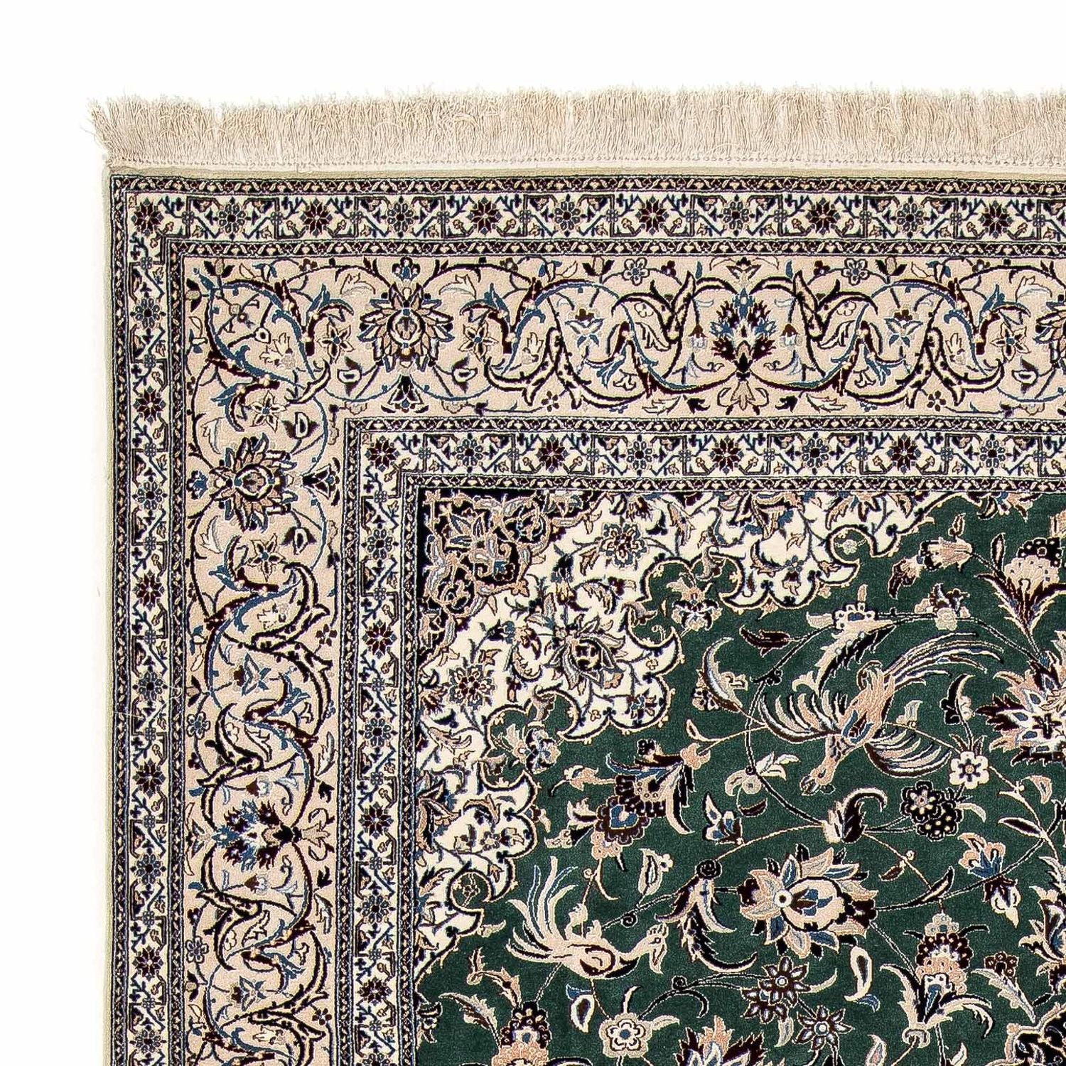 Alfombra Persa - Nain - Prima - 307 x 206 cm - verde