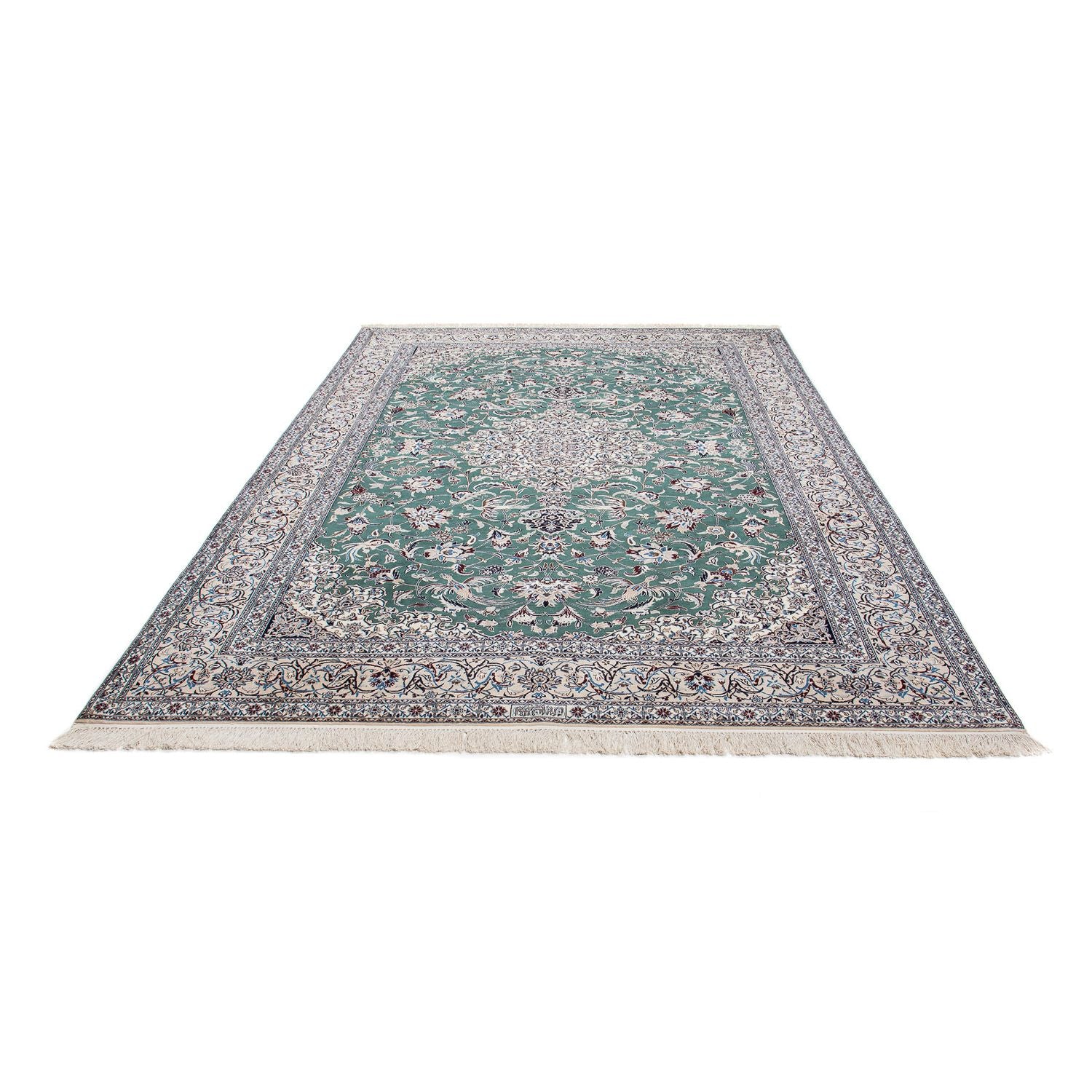 Alfombra Persa - Nain - Prima - 307 x 206 cm - verde