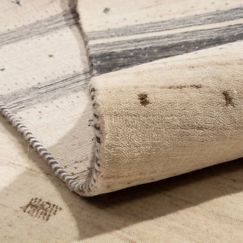 Alfombra Gabbeh - Loribaft Persa - 303 x 201 cm - beige