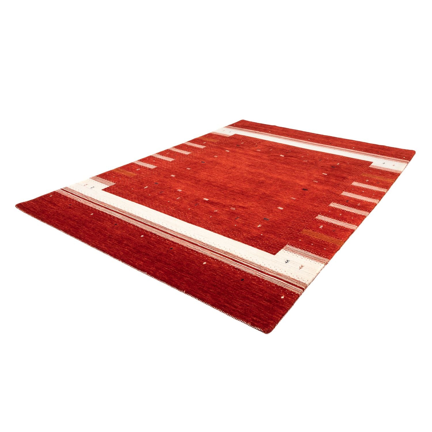 Alfombra Gabbeh - Loribaft Persa - 304 x 206 cm - rojo