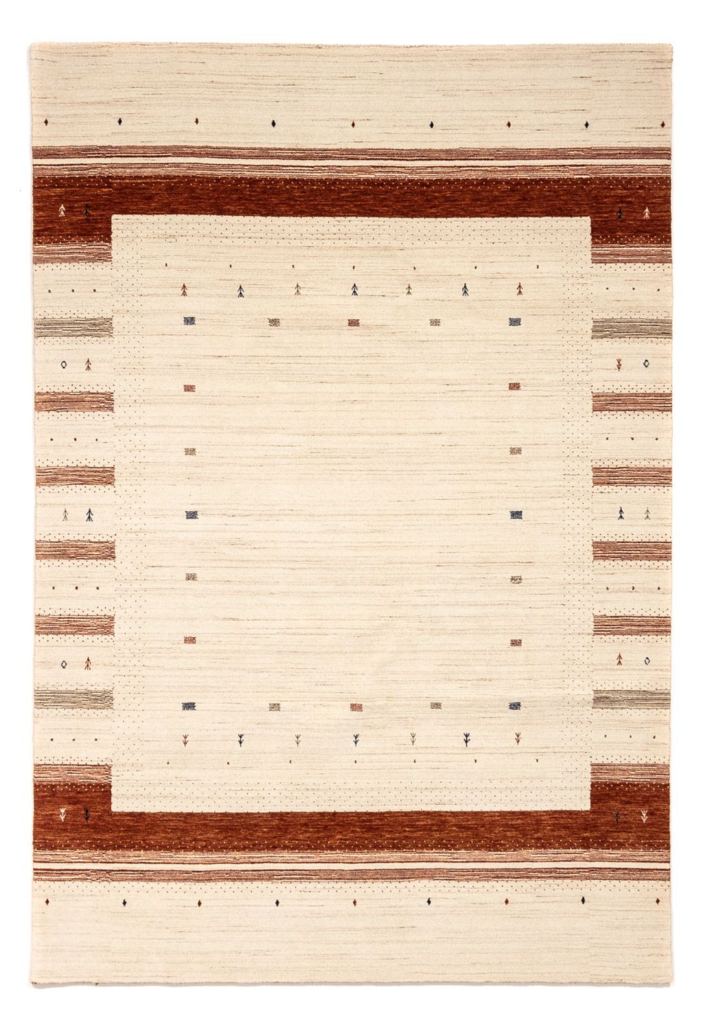 Alfombra Gabbeh - Loribaft Persa - 304 x 206 cm - beige