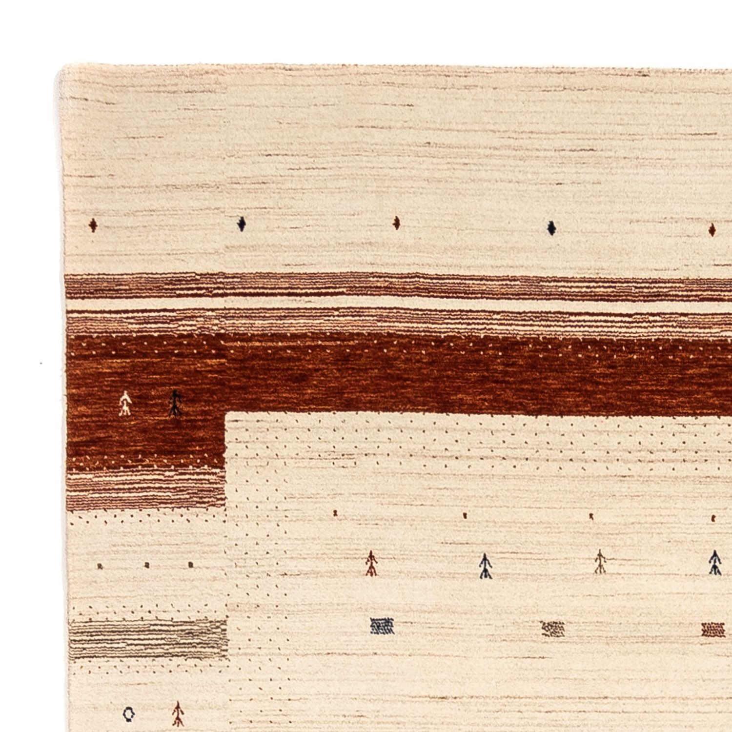 Alfombra Gabbeh - Loribaft Persa - 304 x 206 cm - beige