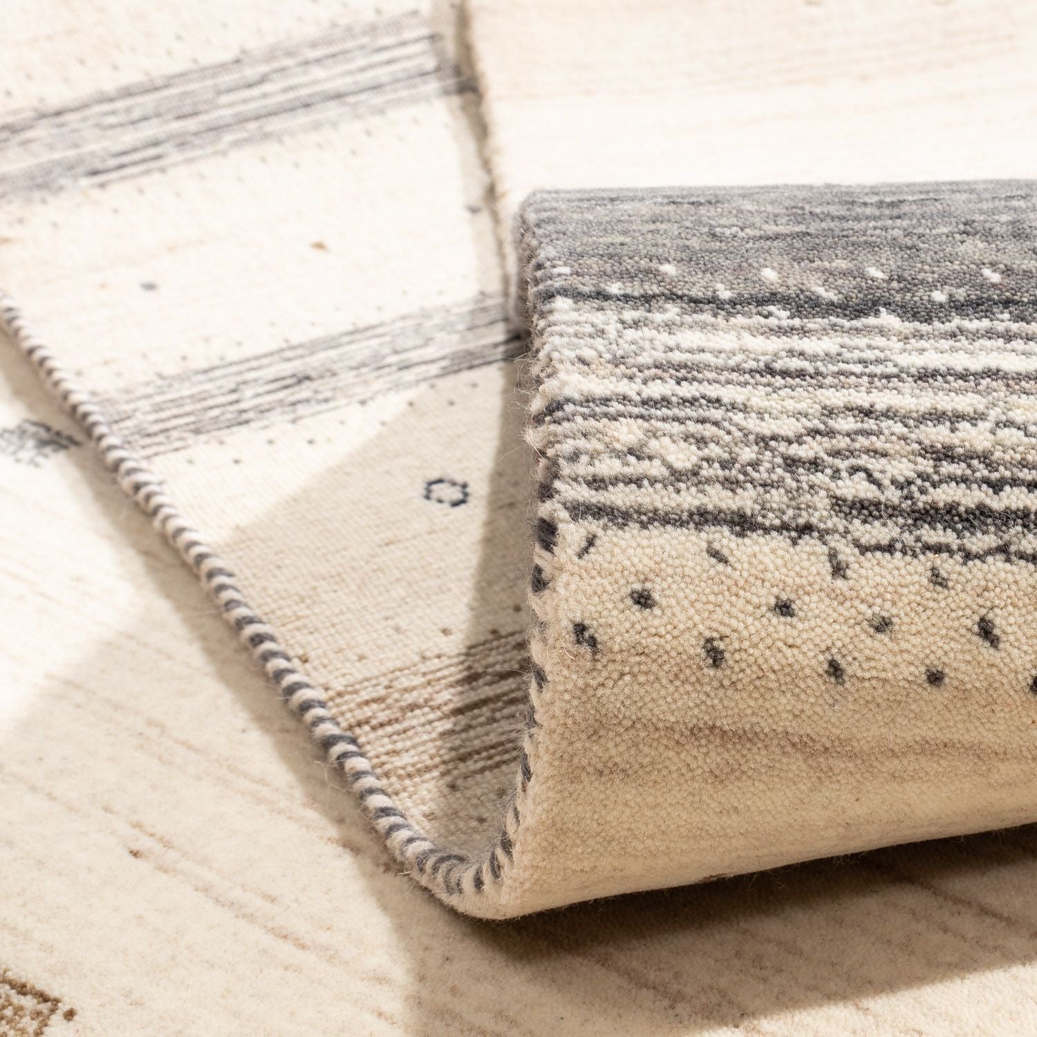 Alfombra Gabbeh - Loribaft Persa - 304 x 201 cm - beige