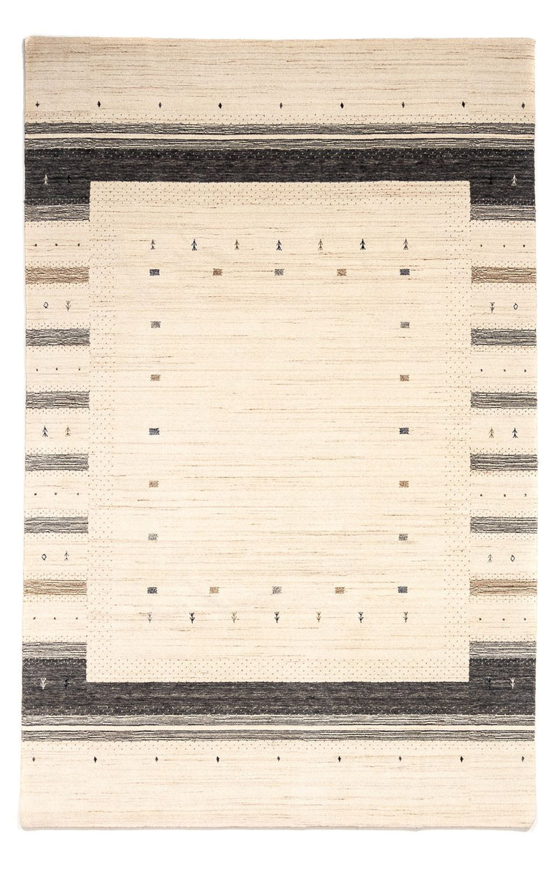 Alfombra Gabbeh - Loribaft Persa - 304 x 200 cm - beige