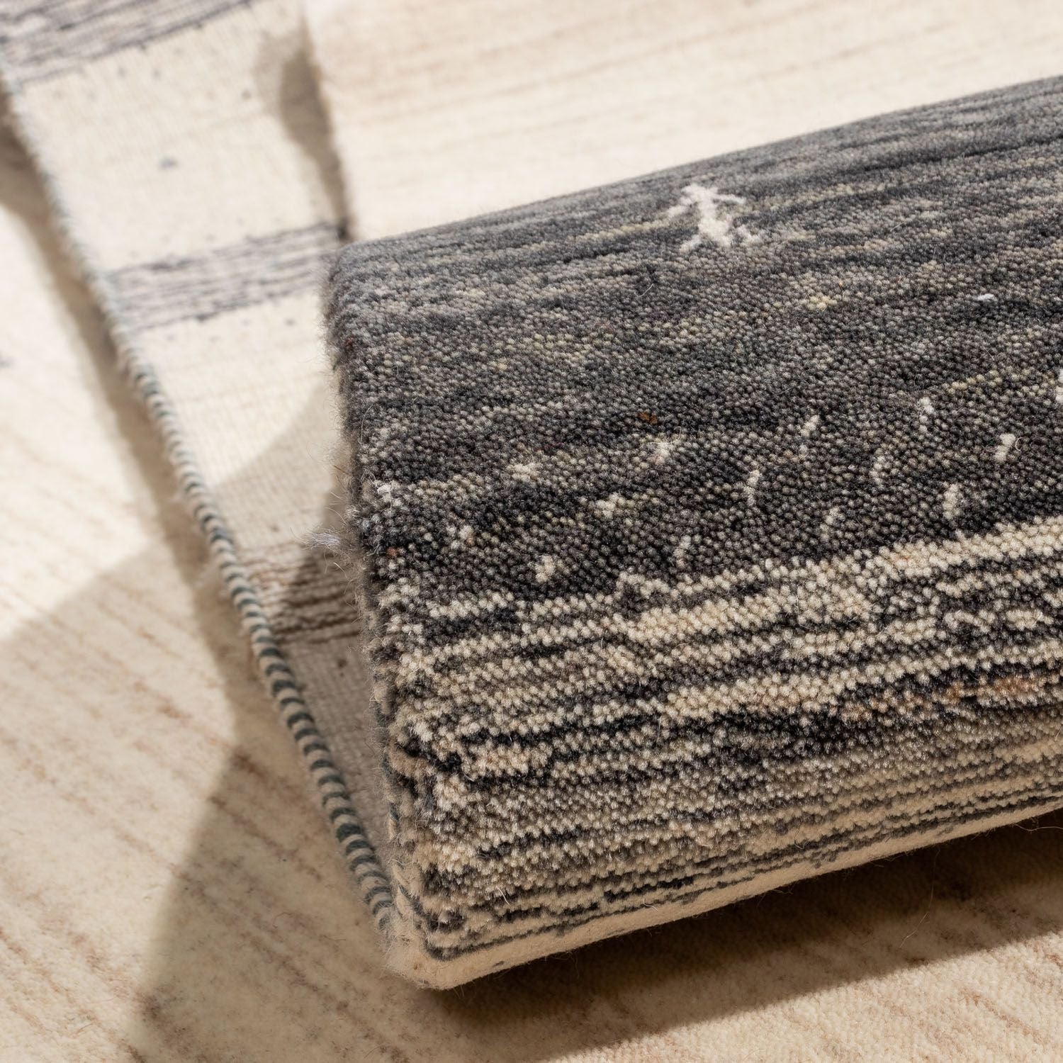 Alfombra Gabbeh - Loribaft Persa - 304 x 200 cm - beige