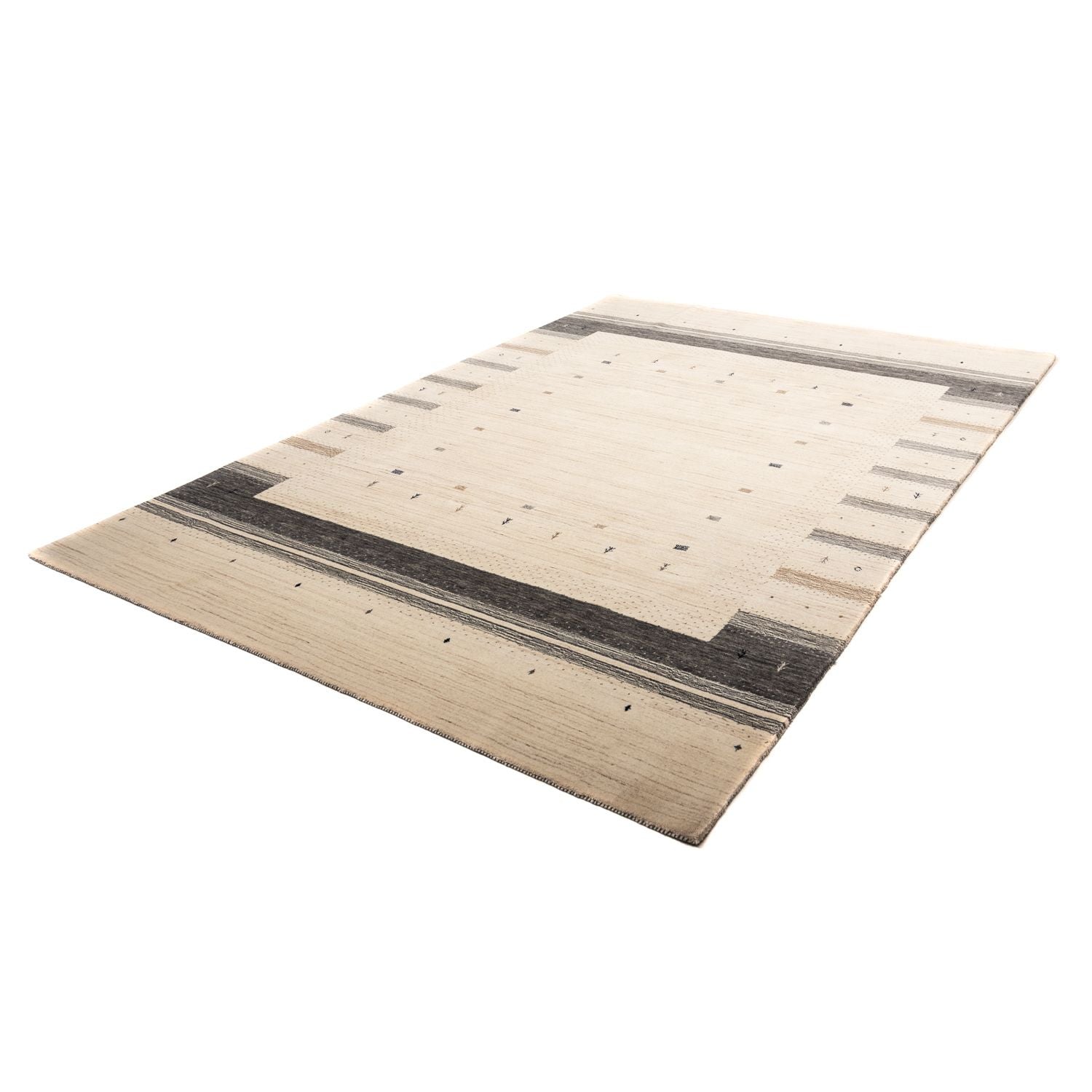 Alfombra Gabbeh - Loribaft Persa - 304 x 200 cm - beige