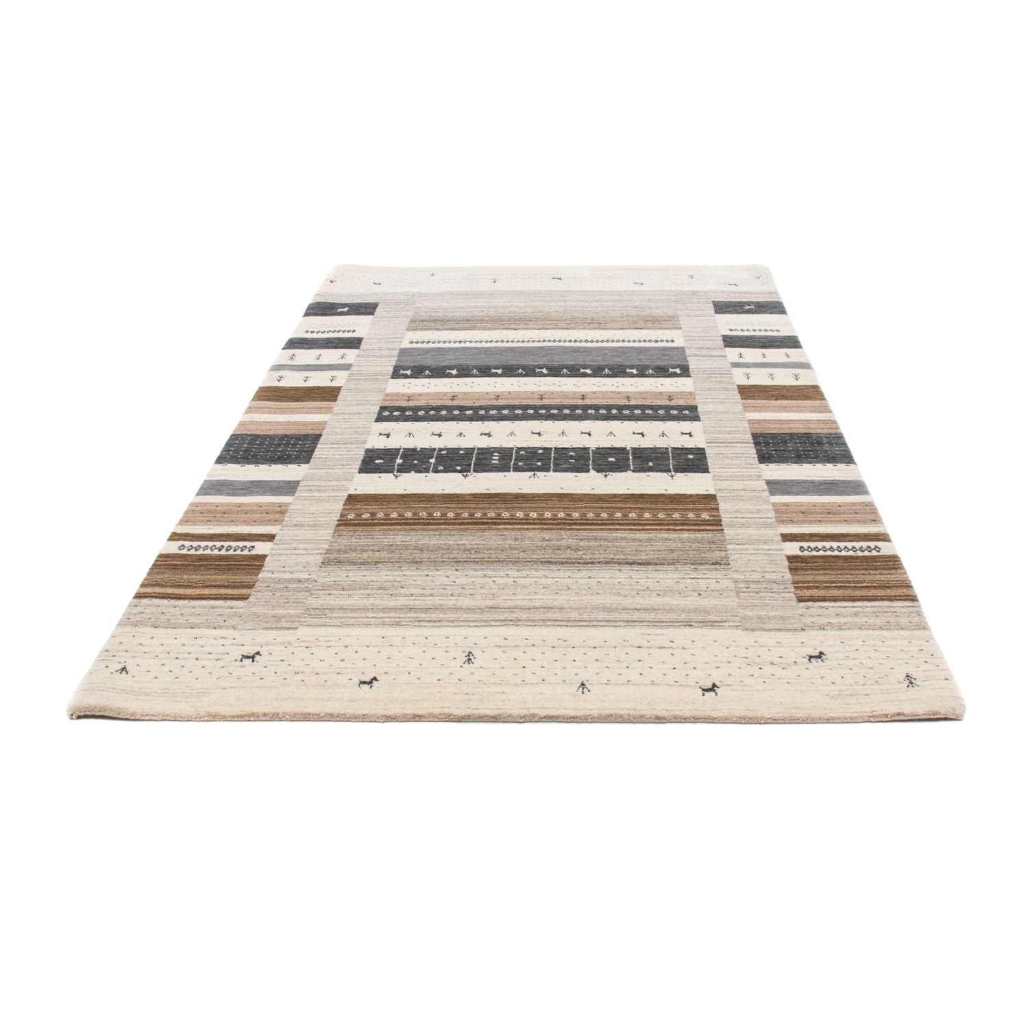 Alfombra de diseño - 204 x 145 cm - beige