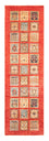 Alfombra de pasillo Alfombra Ziegler - 246 x 73 cm - rojo