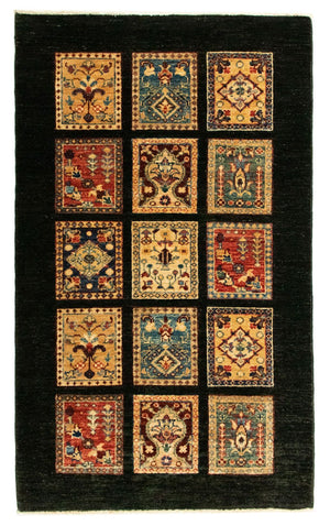 Alfombra Ziegler - 124 x 77 cm - negro