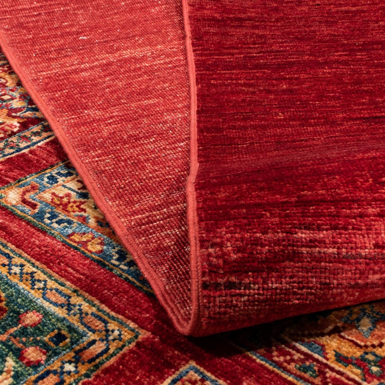 Alfombra Ziegler - 303 x 204 cm - rojo oscuro
