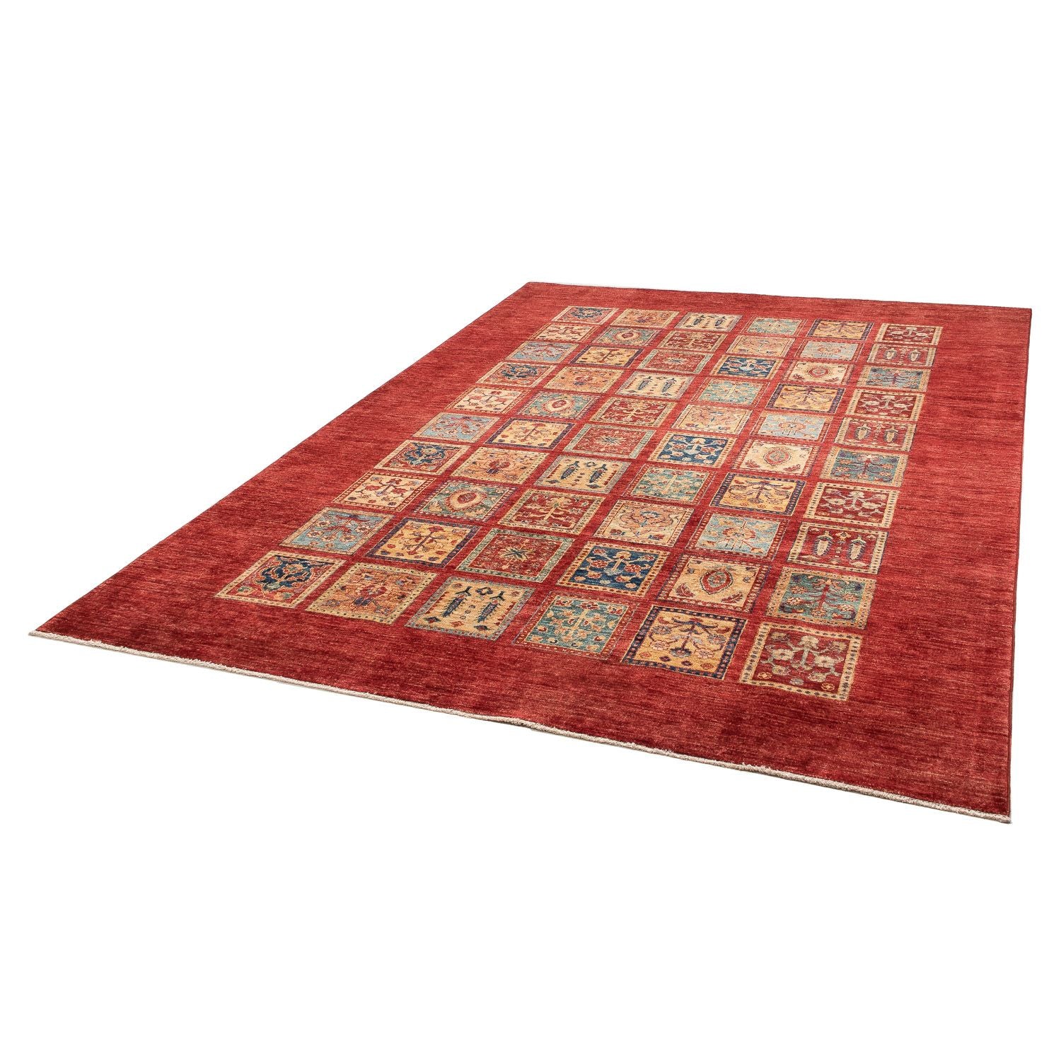 Alfombra Ziegler - 280 x 203 cm - rojo oscuro