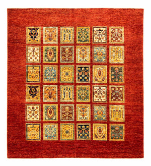 Alfombra Ziegler - 339 x 247 cm - rojo oscuro