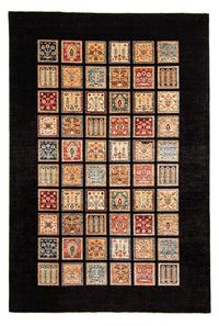 Alfombra Ziegler - 297 x 198 cm - azul oscuro