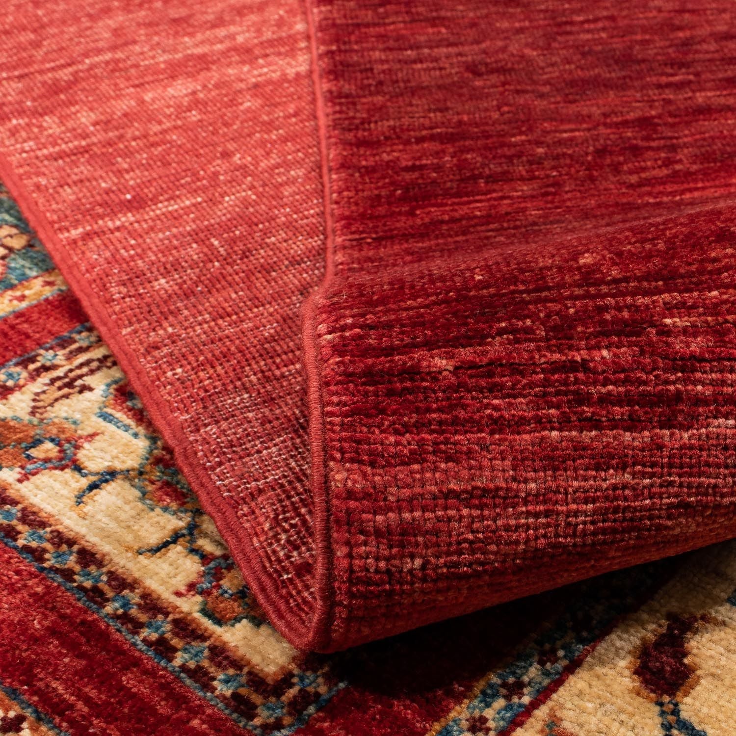 Alfombra Ziegler - 296 x 191 cm - rojo oscuro