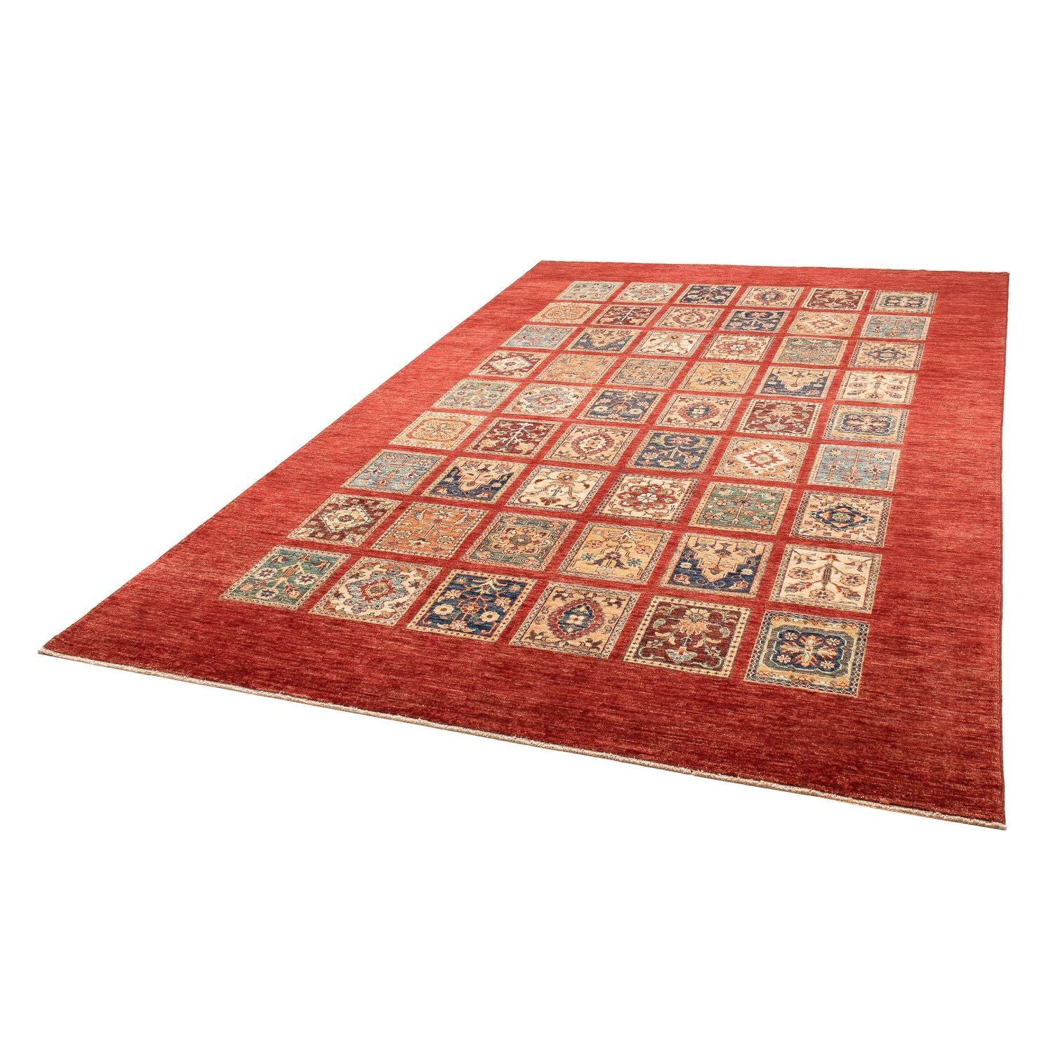 Alfombra Ziegler - 296 x 191 cm - rojo oscuro