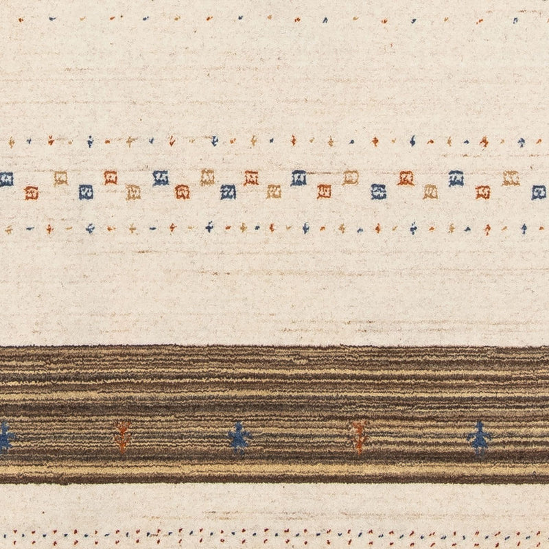 Alfombra Gabbeh - Loribaft Persa - 205 x 142 cm - marrón oscuro