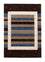 Alfombra Gabbeh - Loribaft Persa - 204 x 142 cm - azul oscuro