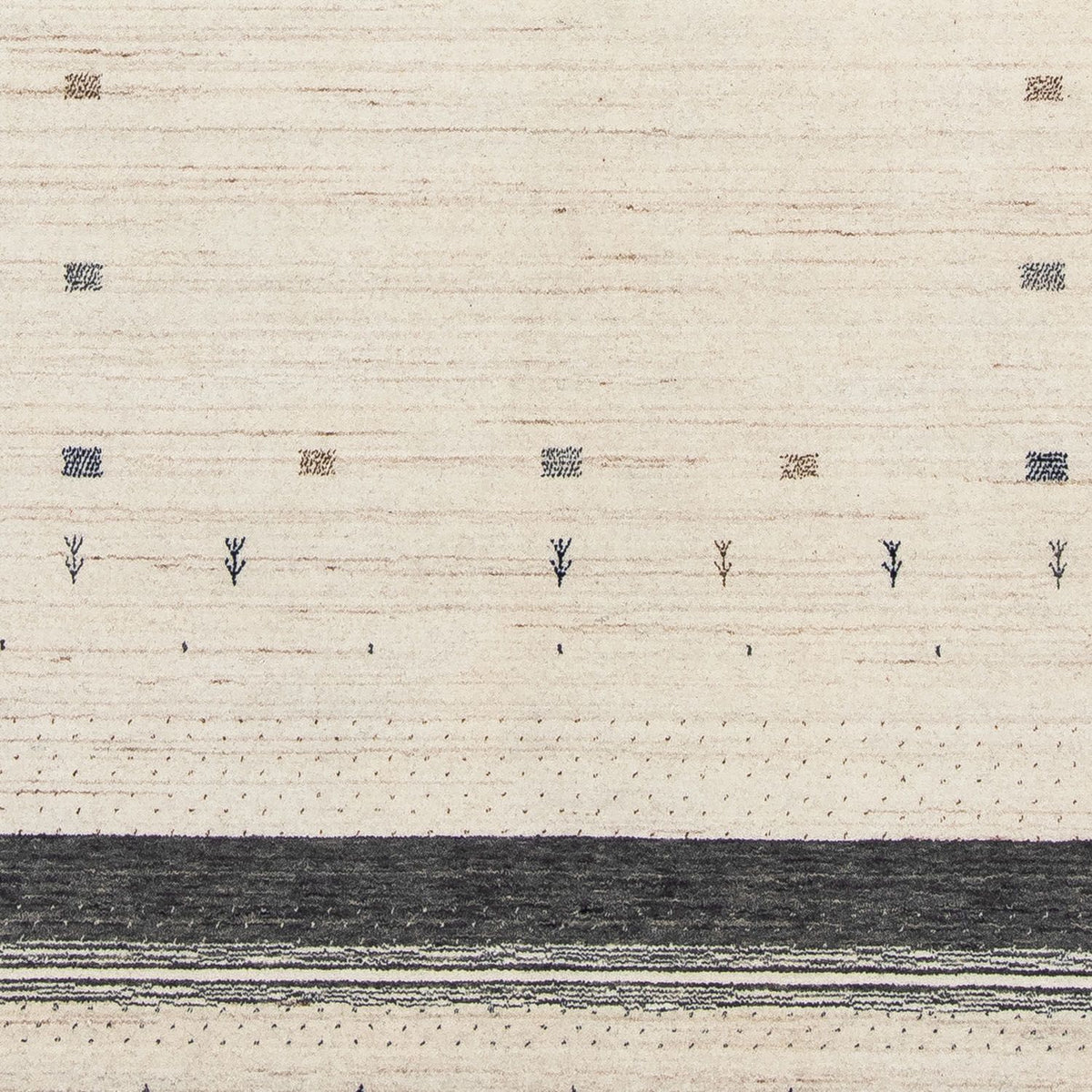 Alfombra Gabbeh - Loribaft Persa - 245 x 169 cm - beige