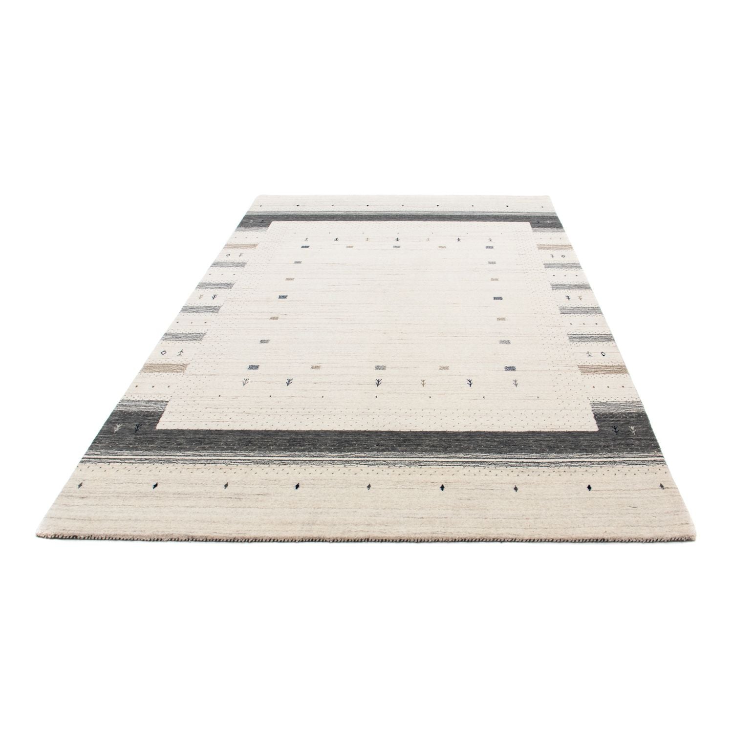 Alfombra Gabbeh - Loribaft Persa - 245 x 169 cm - beige