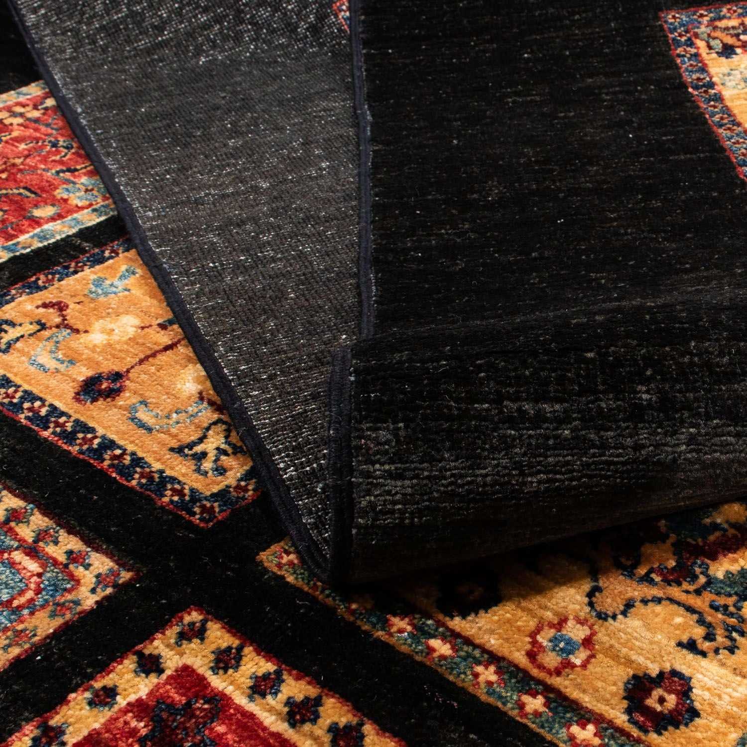 Alfombra Ziegler - 280 x 197 cm - azul oscuro