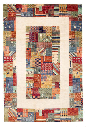 Alfombra Gabbeh - Loribaft Persa - 294 x 197 cm - multicolor