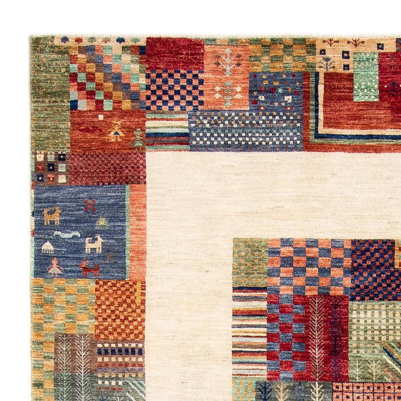 Alfombra Gabbeh - Loribaft Persa - 294 x 197 cm - multicolor