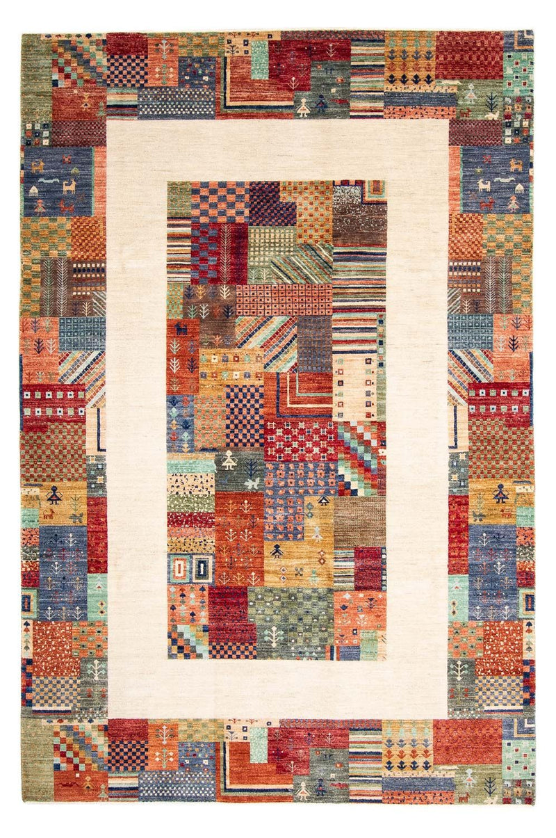 Alfombra Gabbeh - Loribaft Persa - 299 x 198 cm - multicolor