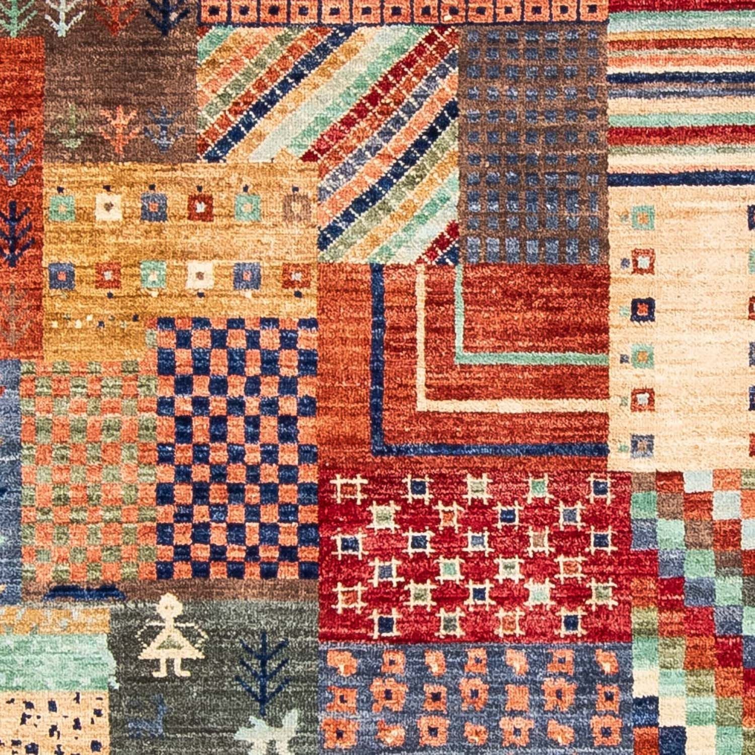 Alfombra Gabbeh - Loribaft Persa - 299 x 198 cm - multicolor