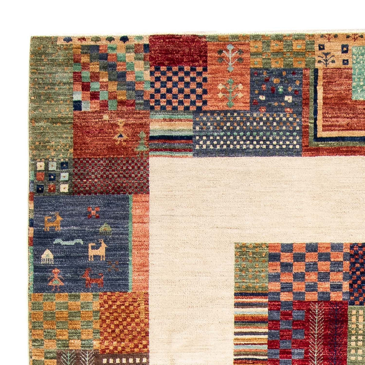 Loribaft Alfombra 198x299cm - Perserteppich Wollteppich