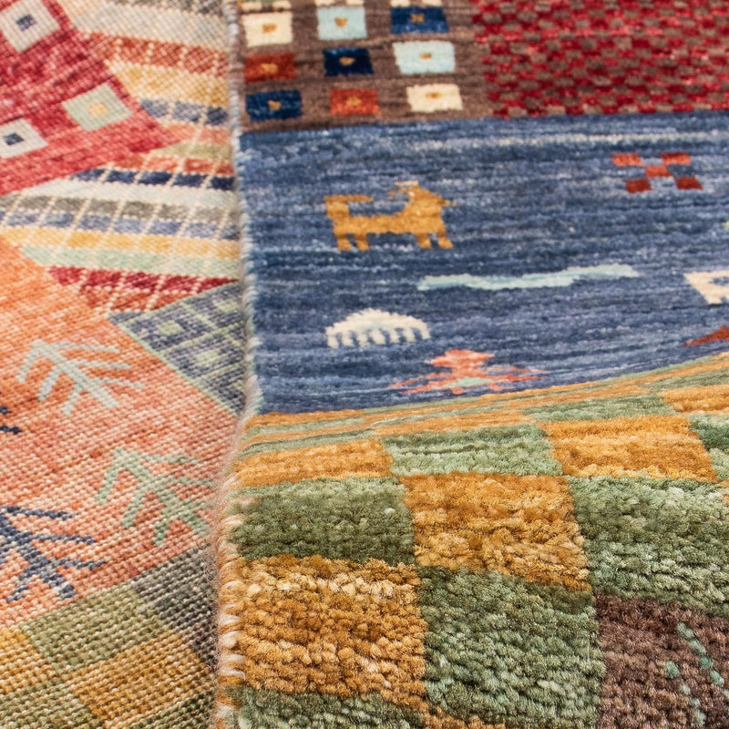 Alfombra Gabbeh - Loribaft Persa - 290 x 200 cm - multicolor
