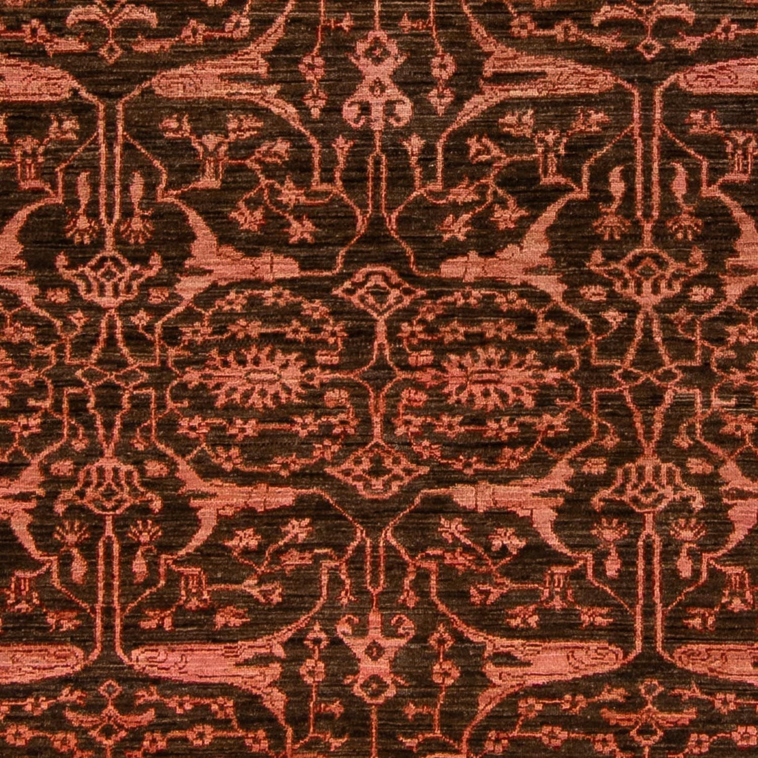 Alfombra Ziegler - 306 x 206 cm - marrón oscuro