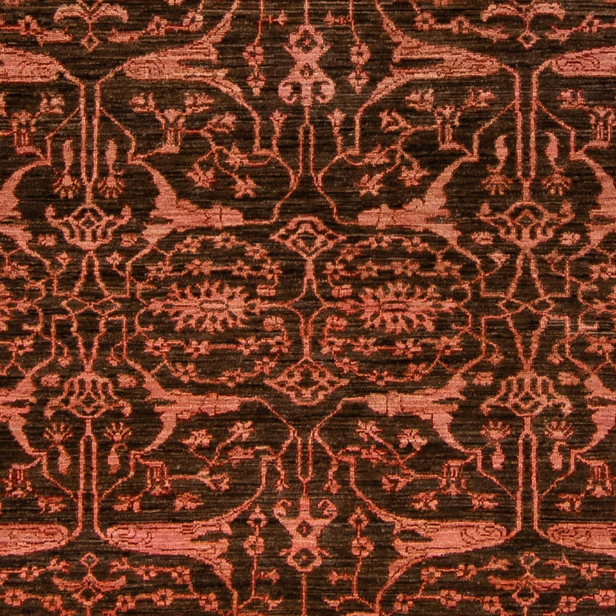 Alfombra Ziegler - 306 x 206 cm - marrón oscuro