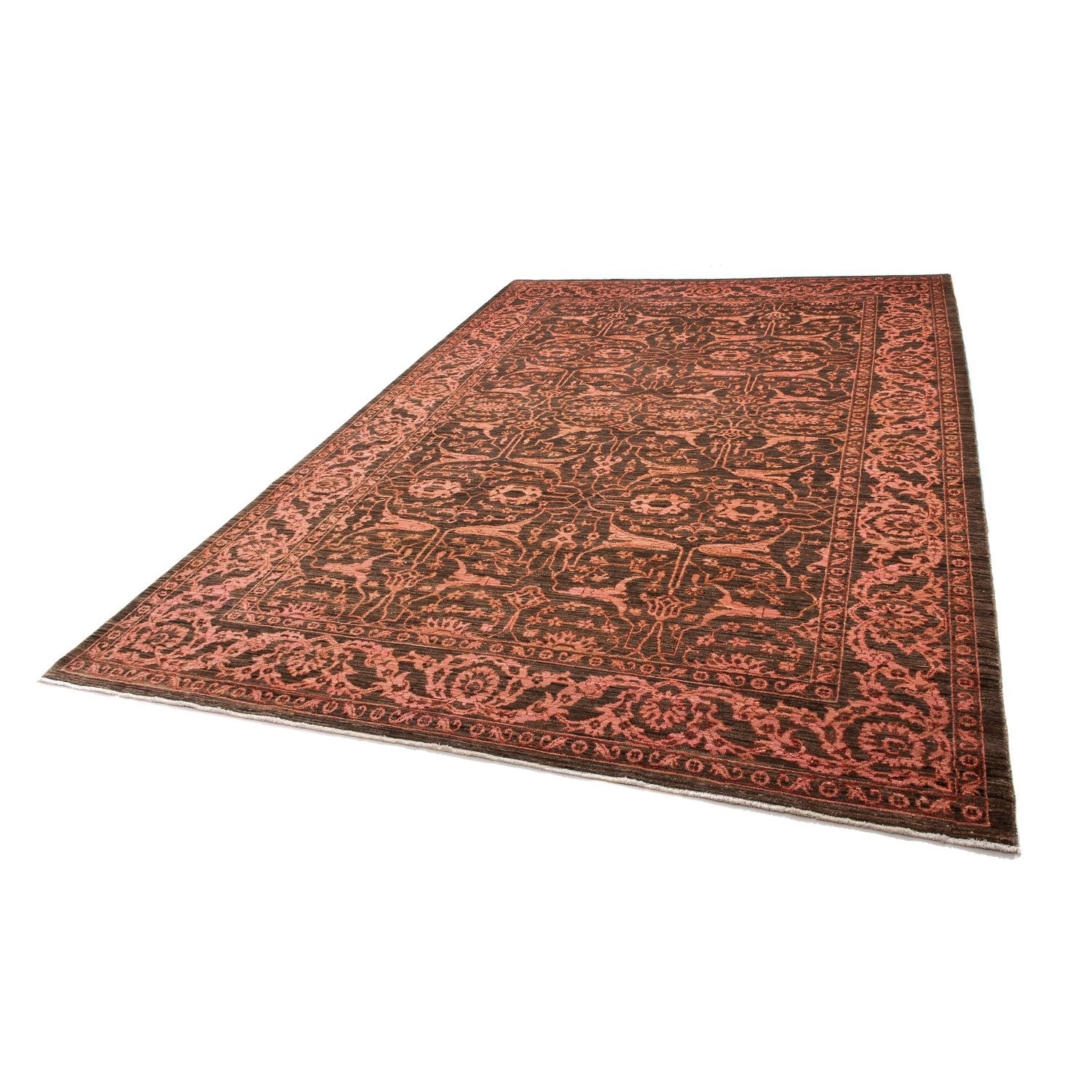 Alfombra Ziegler - 306 x 206 cm - marrón oscuro