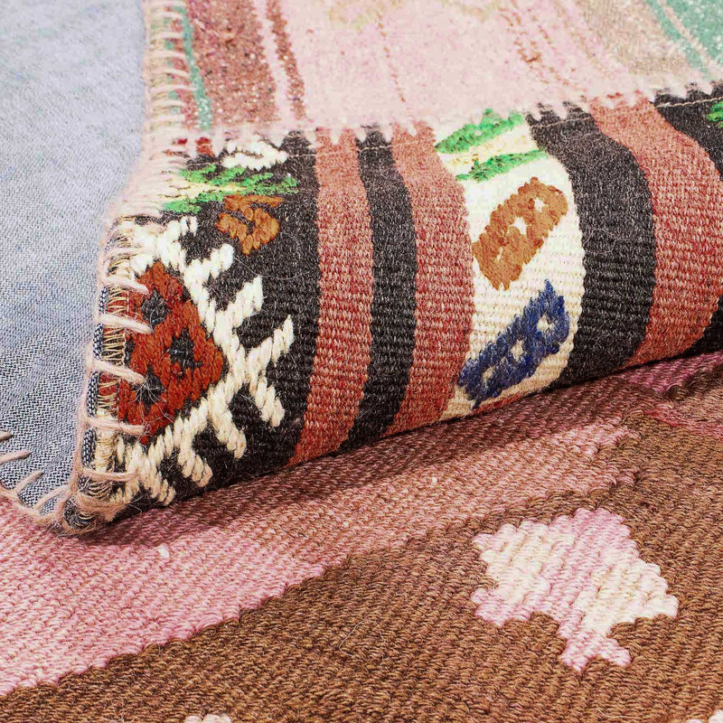 Alfombra de patchwork - 300 x 216 cm - multicolor